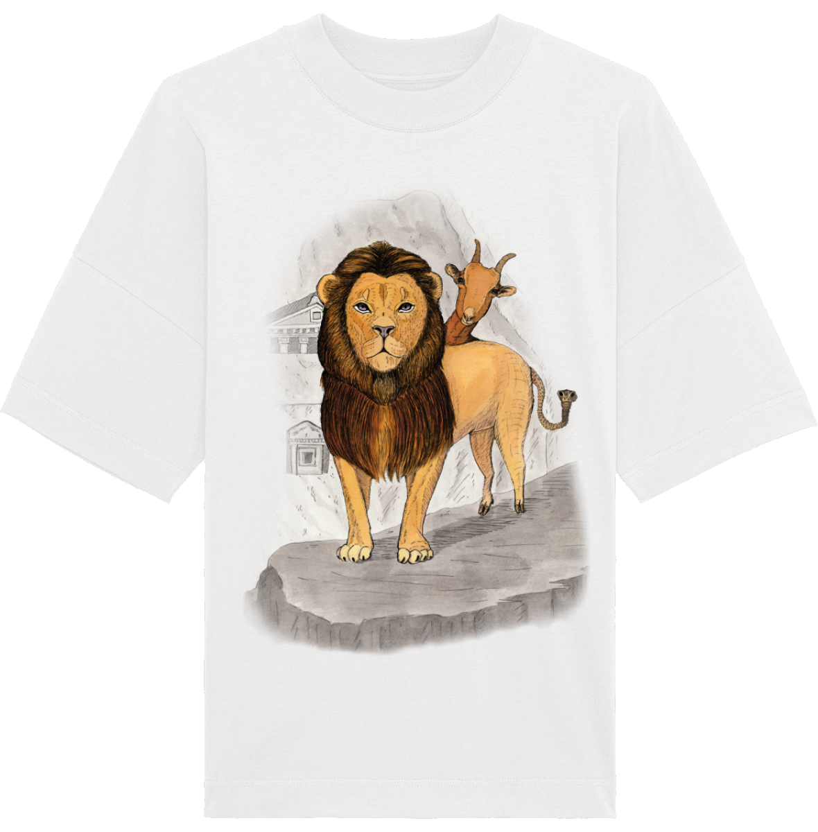 T-Shirt Oversized Col montant Unisexe BLASTER, La chimère