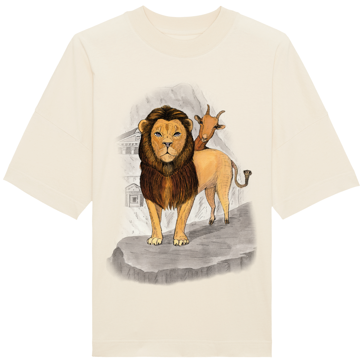 T-Shirt Oversized Col montant Unisexe BLASTER, La chimère