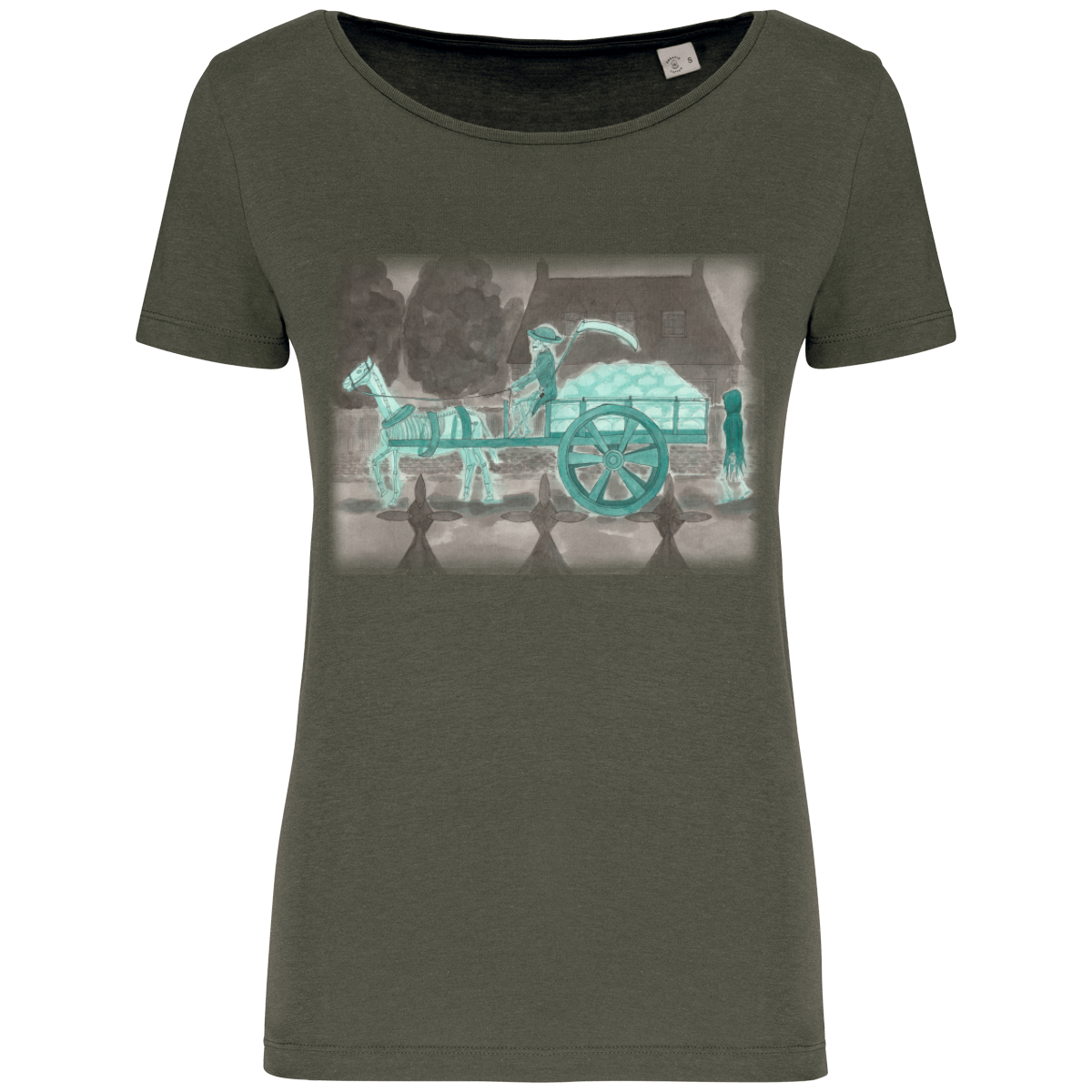 T-shirt Femme Modal Tencel Bio , L’ankou, mythe breton