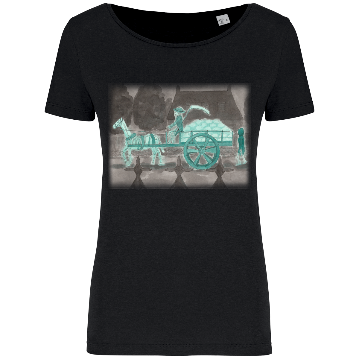 T-shirt Femme Modal Tencel Bio , L’ankou, mythe breton