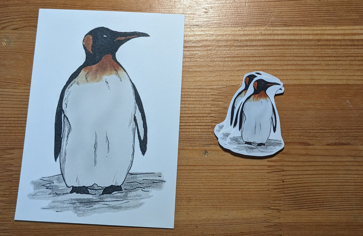 Manchot empereur, posters et stickers
