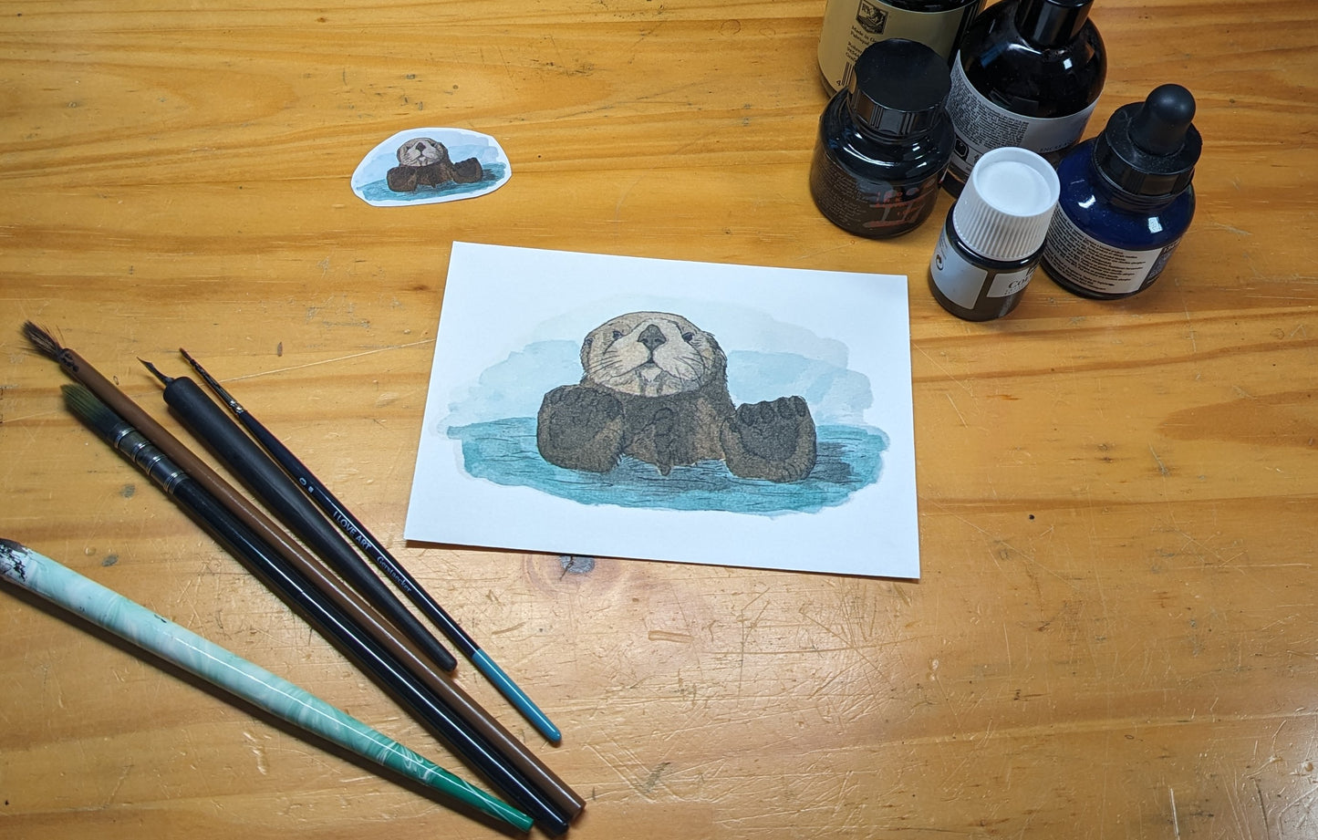 Loutre de mer, posters et stickers