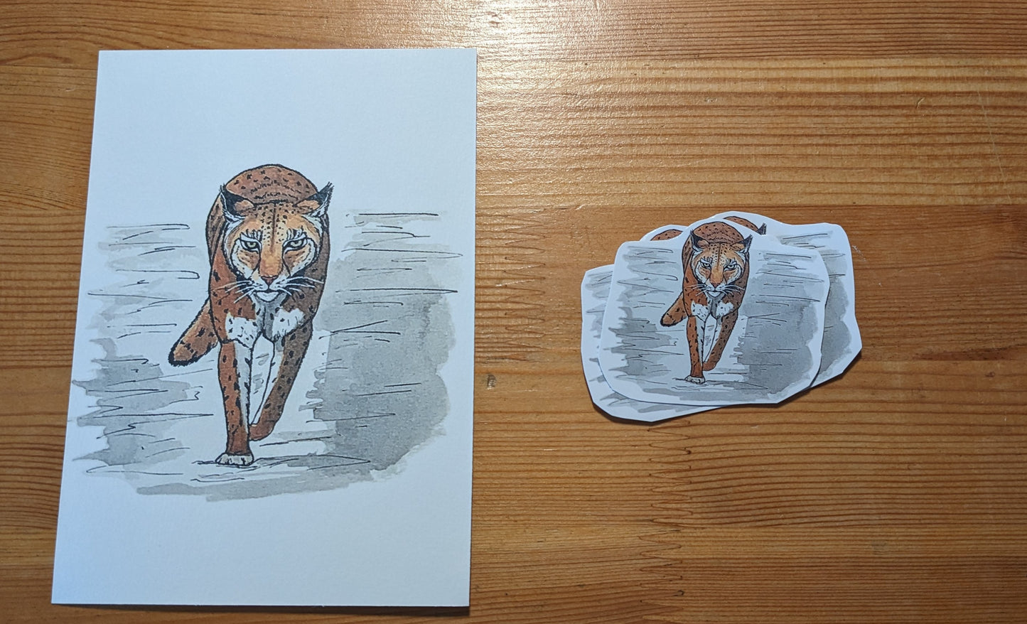 Lynx, posters et stickers