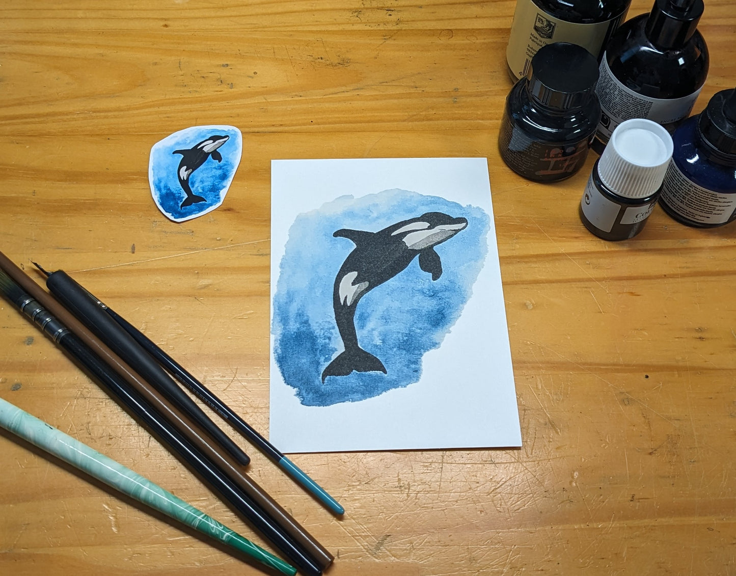 Orque, posters et stickers