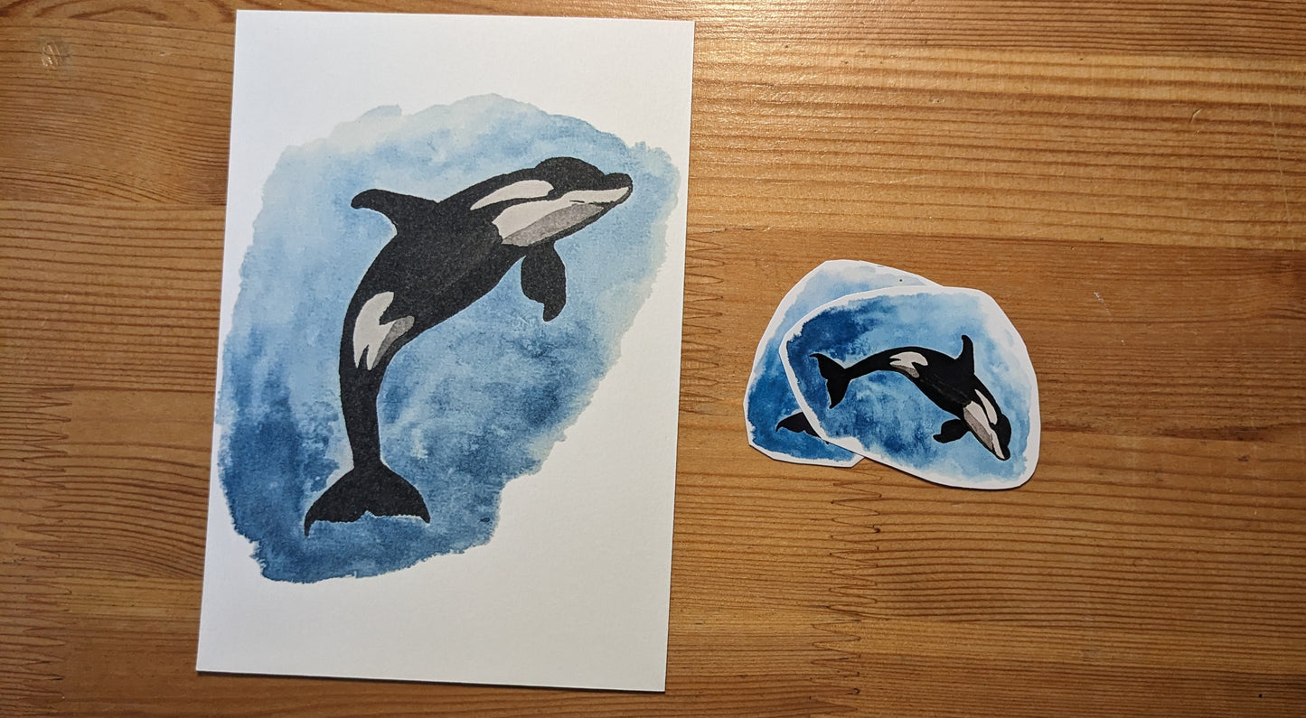 Orque, posters et stickers