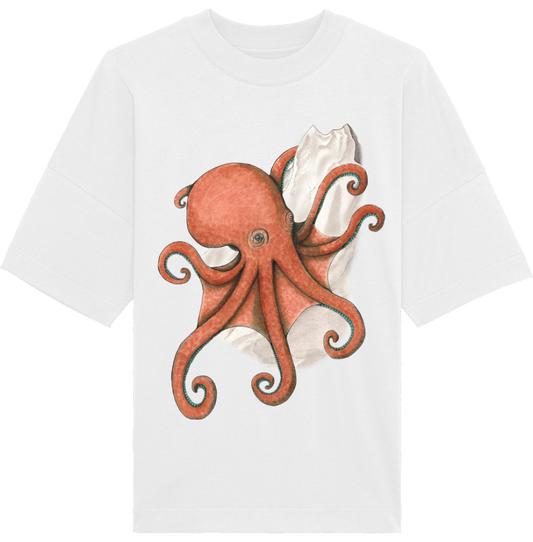 T-Shirt Oversized Col montant Unisexe BLASTER La pieuvre de Papetoia