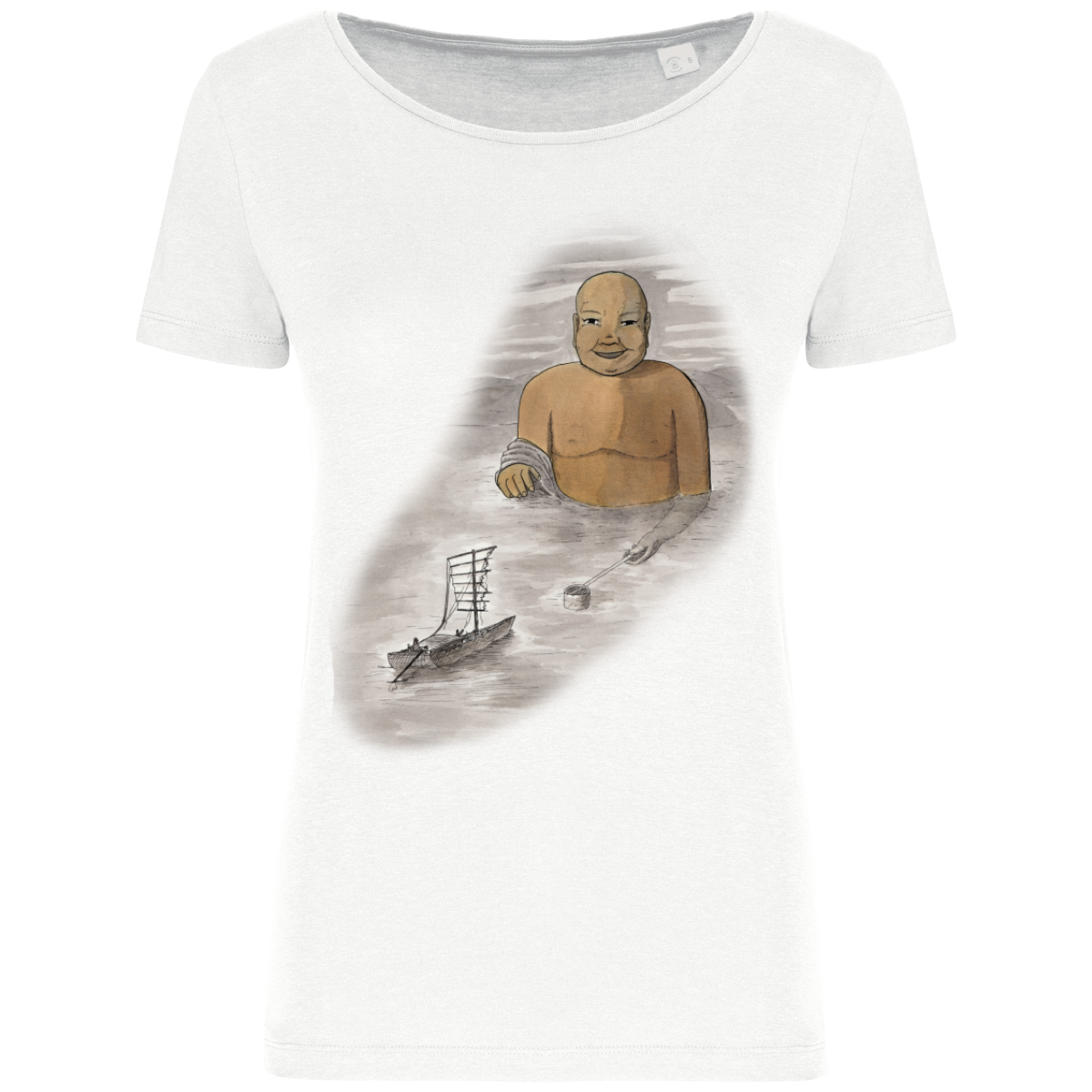 T-shirt Femme Modal Tencel Bio , L’umibozu, le bonze des mers