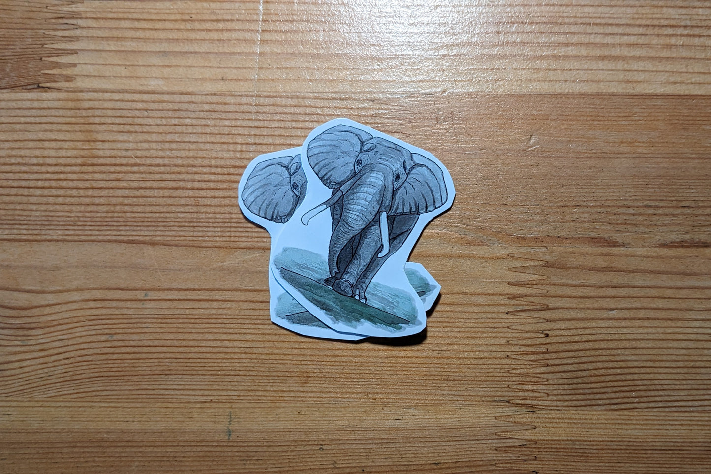 Éléphant, posters et stickers