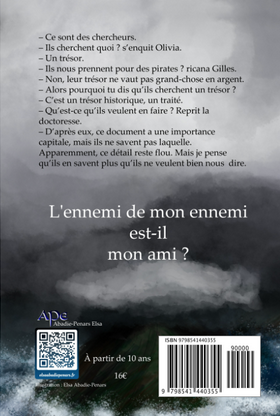 Le traité de Vinon, roman fantasy aventure découverte et chasse au trésor en temps de guerre, elsa abadie penars