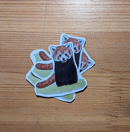 Panda roux, posters et stickers